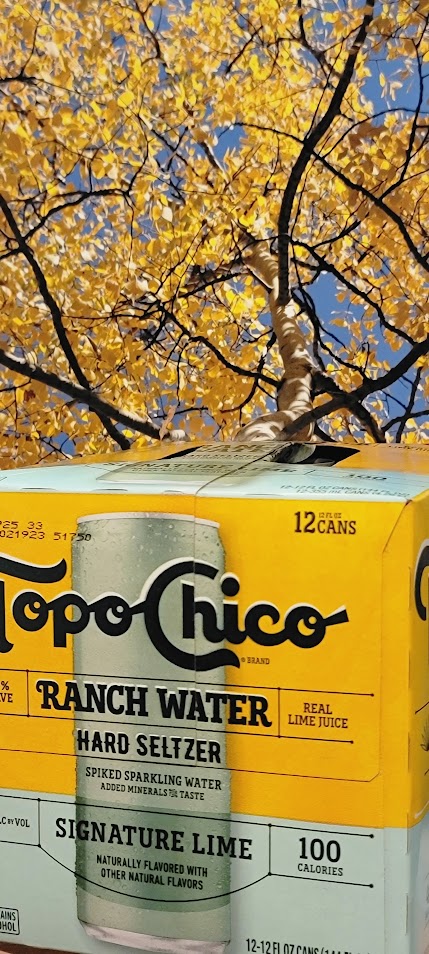 Topo chico ranch water hard seltzer