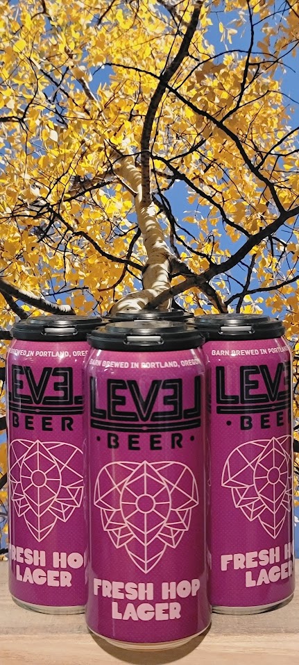 Level beer fresh hop lager