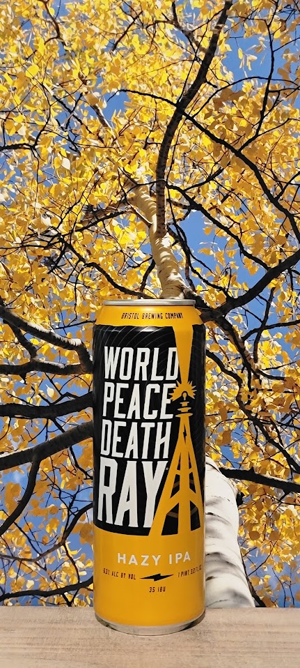 Bristol world peace death ray hazy ipa