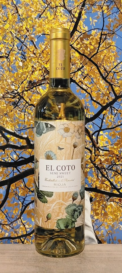 El coto semi sweet rioja chardonnay