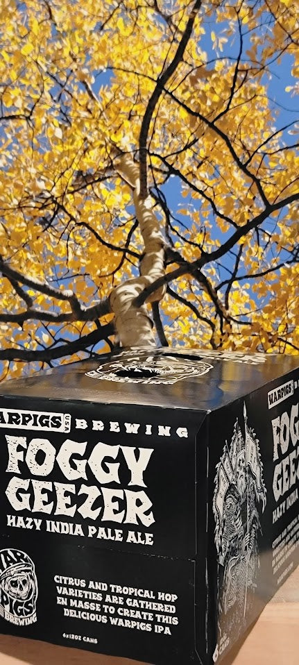 Warpigs brewing foggy geezer hazy ipa