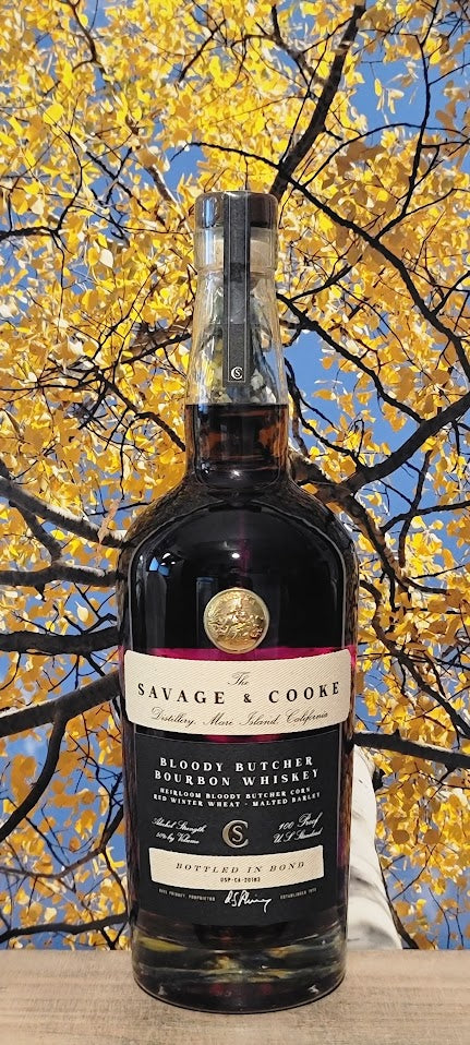 Savage & cooke bloody butcher bourbon whiskey btl in bond