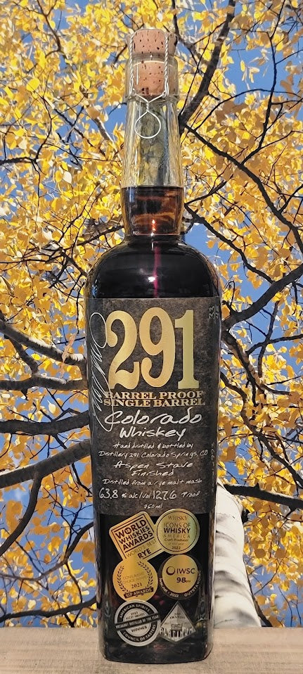 291 distillery bbl proof colorado whiskey