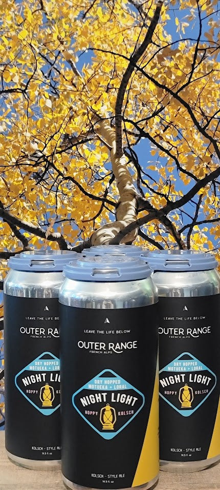 Outer range night light dry hopped kolsch