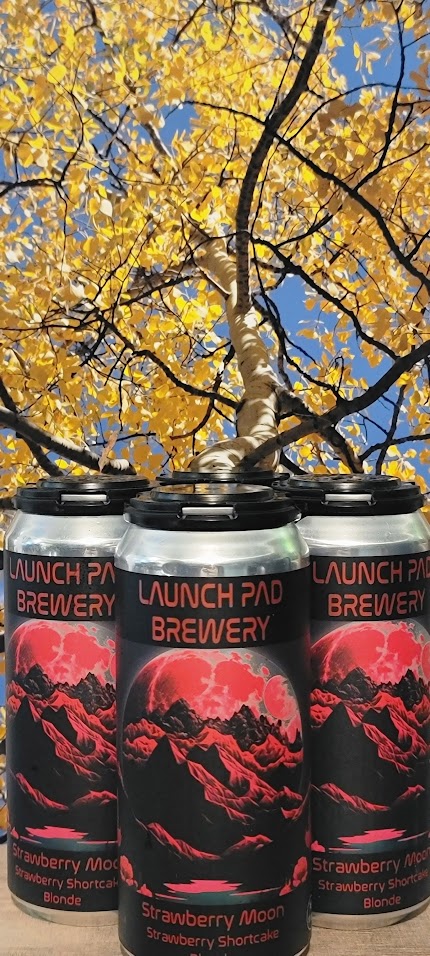 Lauch pad brewery strawberry moon strawberry shortcake blond