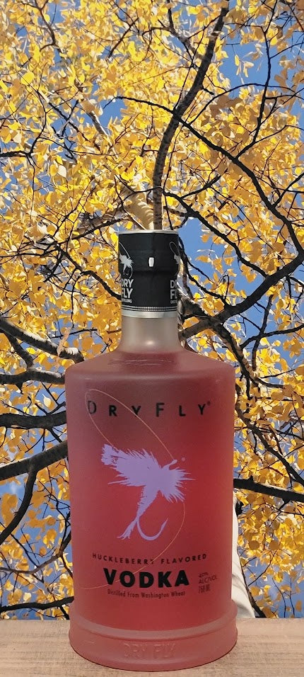 Dry fly distilling huckleberry vodka