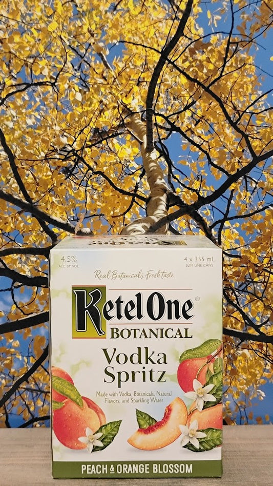 Ketel one botanical peach &  orange vodka spritz