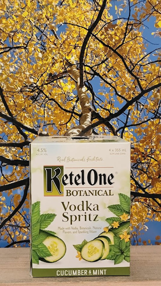 Ketel one botanical cucumber  vodka spritz