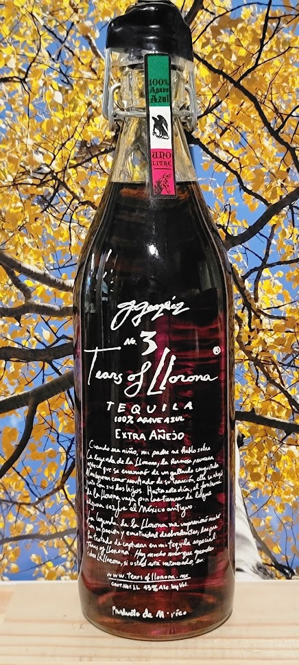 Tears of llorona extra anejo tequila