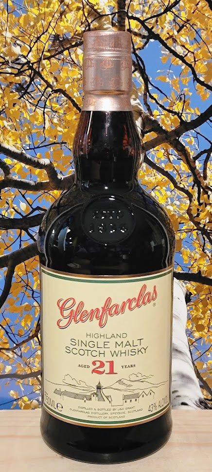 Glenfarclas highland 21yr scotch