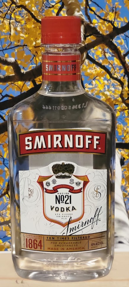 Smirnoff red vodka