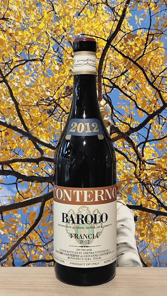 Conterno 2012 barolo cascina francia