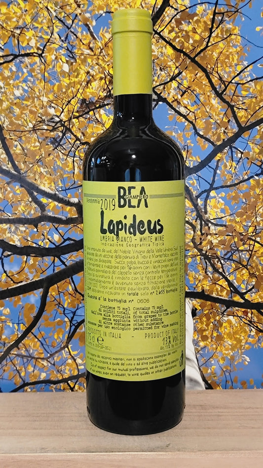 Paolo bea lapideus umbria bianco trebbiano spoletino