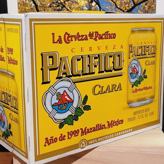 Pacifico cans