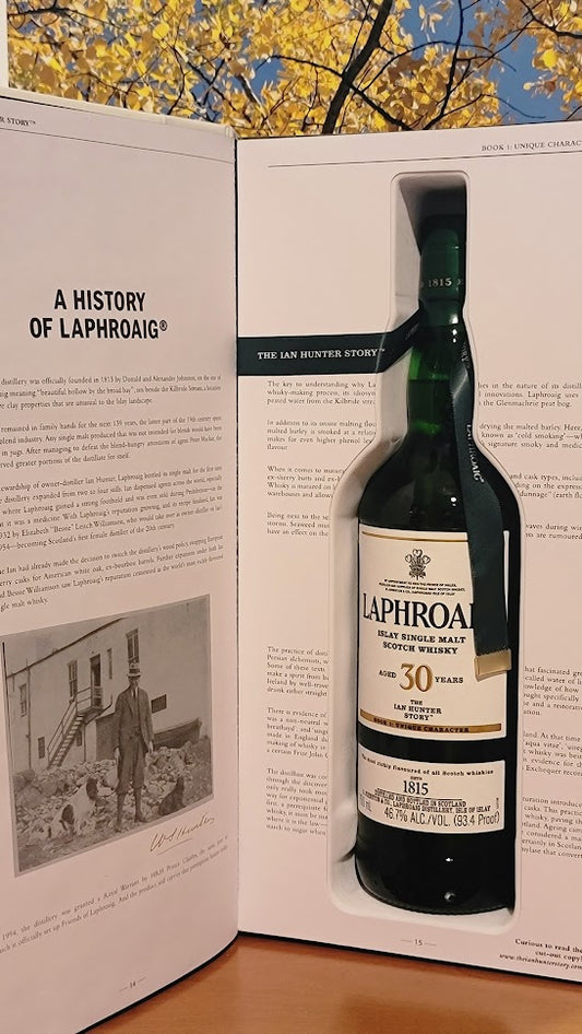 Laphroaig 30yr cask book 1