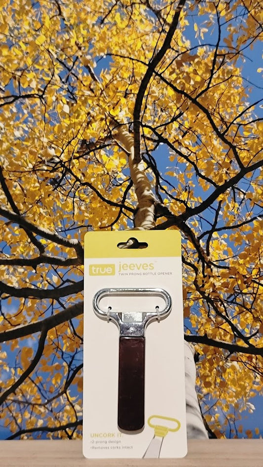 Jeeves twin prong bottle opener