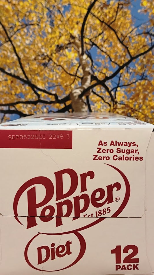 Diet dr pepper cans