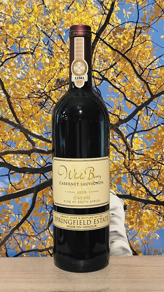 Springfield estate whole berry cabernet sauvignon