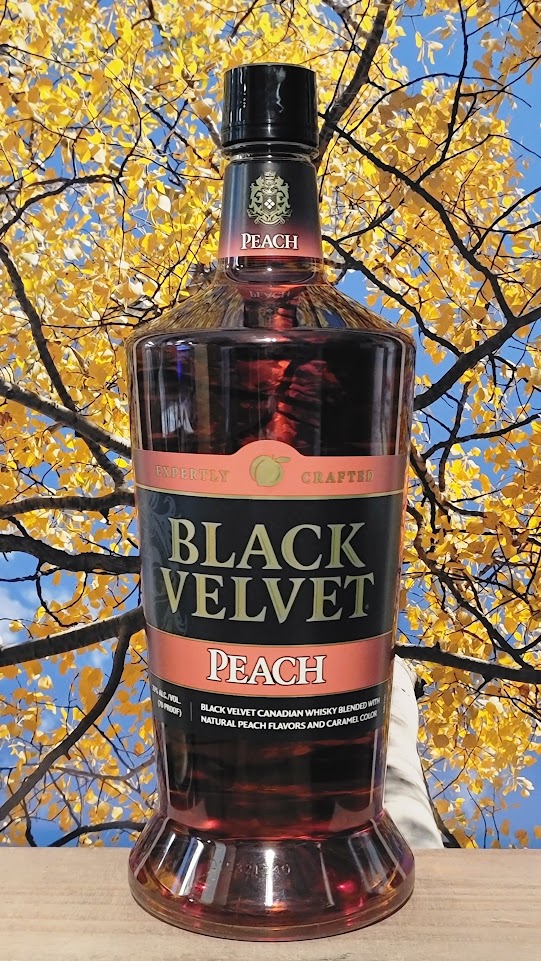 Black velvet peach whiskey