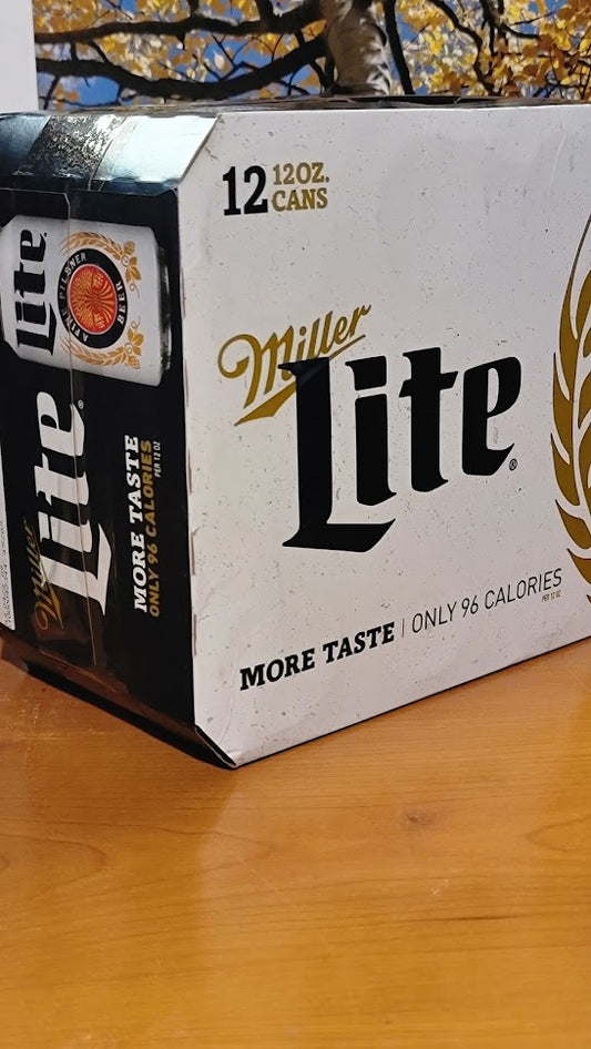 Miller lite cans