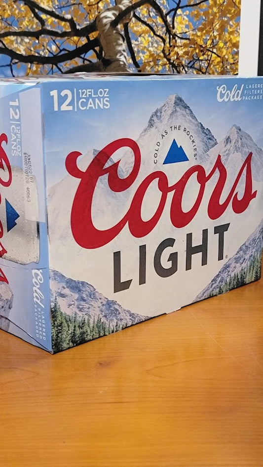 Coors light cans