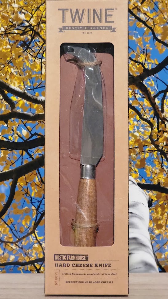 Rustic farmhouse cheese knife